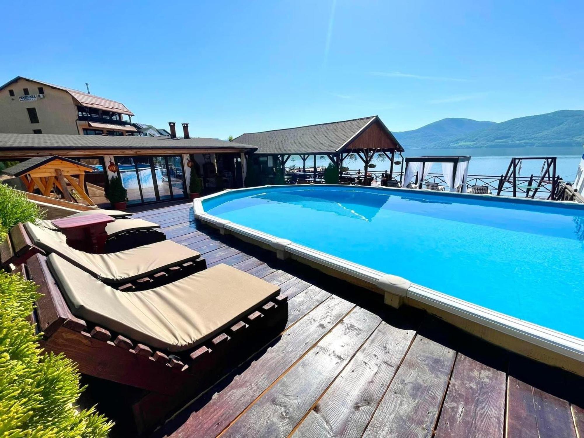 Mustaciosul Dunarii Hotel Ieşelniţa Bagian luar foto